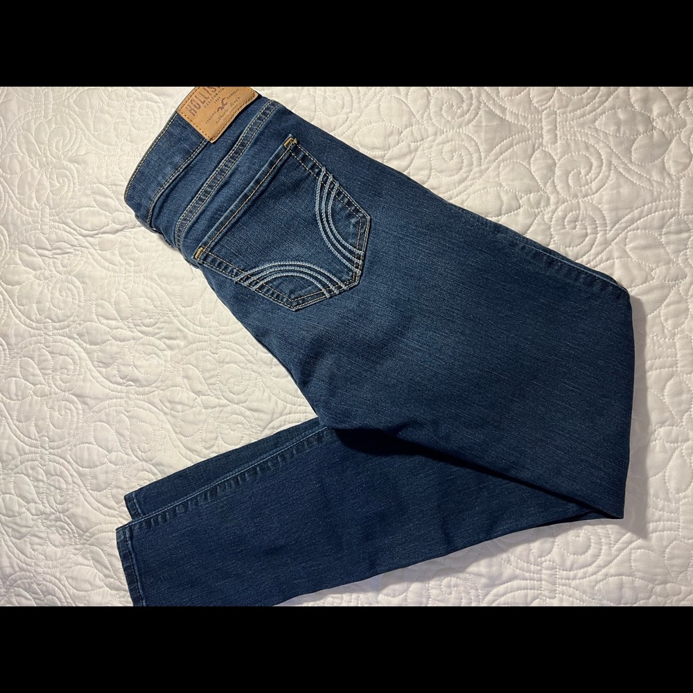 Hollister Super Skinny 3S Blue Jeans